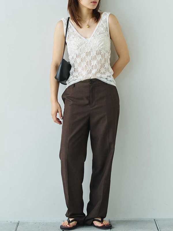 �ڴ��ָ���ݥ����5%��10/18(��)23:59�ޤǡۡ�ͽ���ʡ�TODAYFUL �ȥ��ǥ��ե�  Shrink Lace Tanktop 12710603 4�����5��������ͽ�� /����󥻥������Բľ���