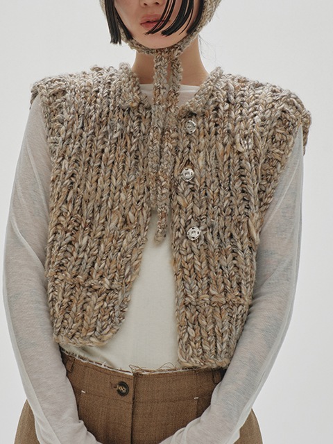 TODAYFUL トゥデイフル Mix Handknit Vest 12420530 /キャンセル返品 