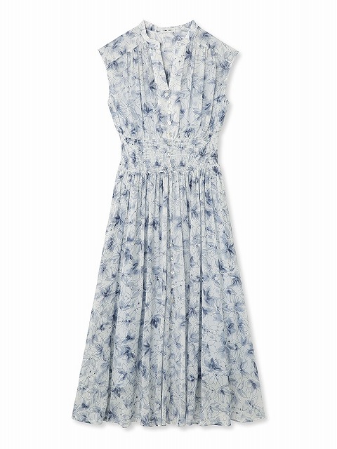 期間限定10%OFF／FRAY I.D フレイアイディー/ラインアートシフォン