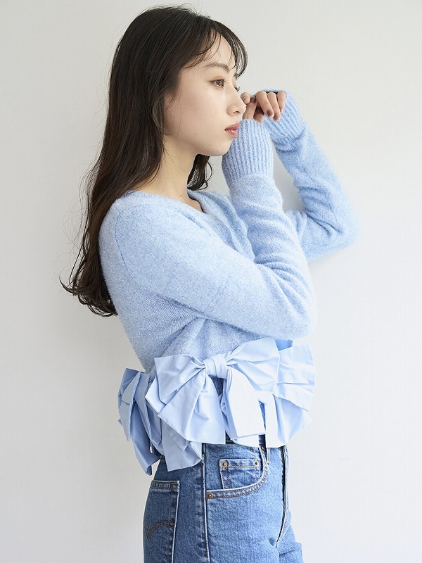 SOLD OUT】【期間限定10%OFF】SNIDEL スナイデル リボンモチーフ