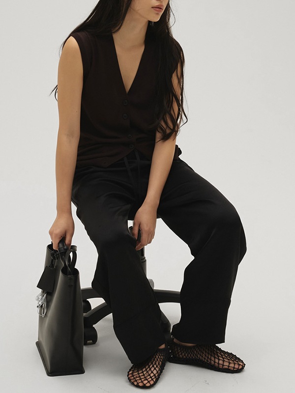 ��ͽ���ʡ�TODAYFUL �ȥ��ǥ��ե�  Satin Easy Pants 12610704 3������4��������ͽ�� /����󥻥������Բľ���