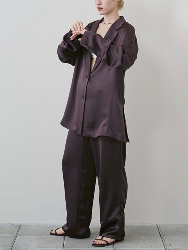 ��ͽ���ʡ�TODAYFUL �ȥ��ǥ��ե�  Satin Easy Pants 12610704 3������4��������ͽ�� /����󥻥������Բľ���