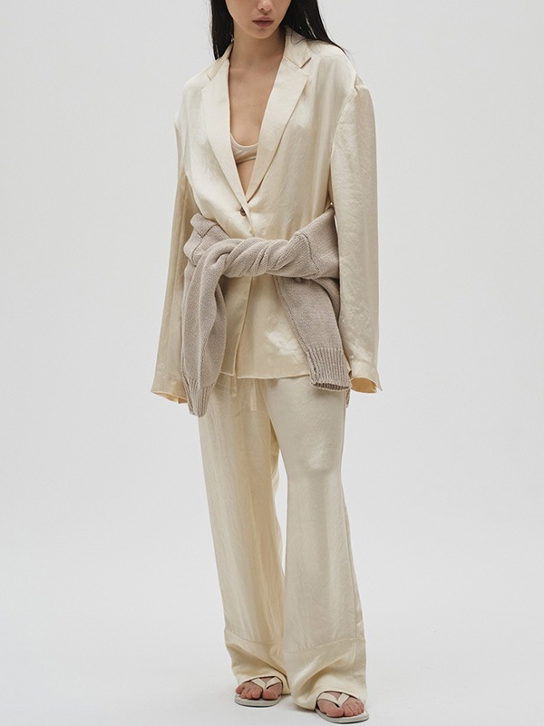 ��ͽ���ʡ�TODAYFUL �ȥ��ǥ��ե�  Satin Easy Pants 12610704 3������4��������ͽ�� /����󥻥������Բľ���