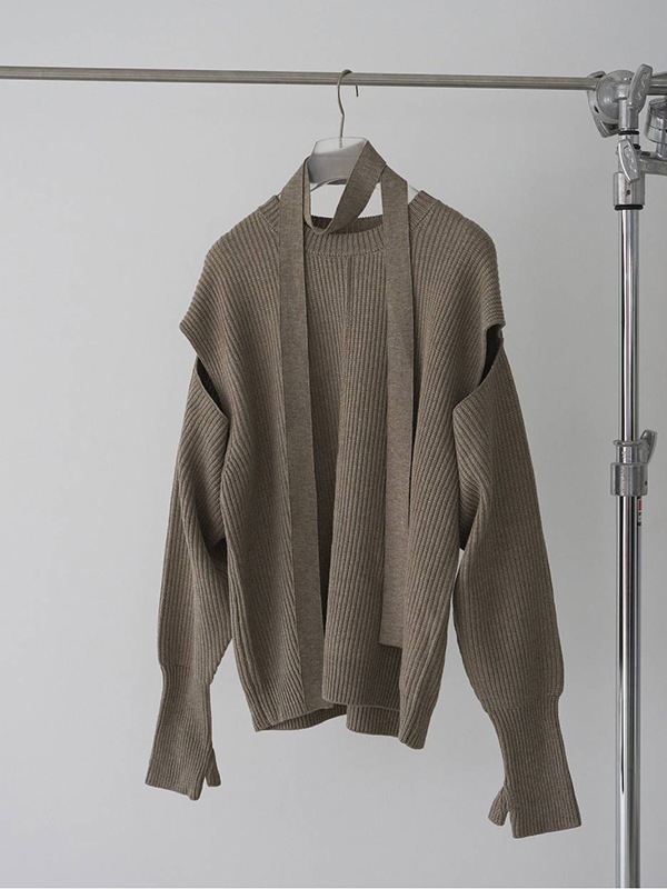 anuke ����̡���  Slit Rib Knit 62610523  /����󥻥������Բľ��� �������ˤ�15���ޤ�¨��ȯ��(���˰ʳ�)��