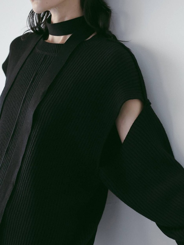 anuke ����̡���  Slit Rib Knit 62610523  /����󥻥������Բľ��� �������ˤ�15���ޤ�¨��ȯ��(���˰ʳ�)��
