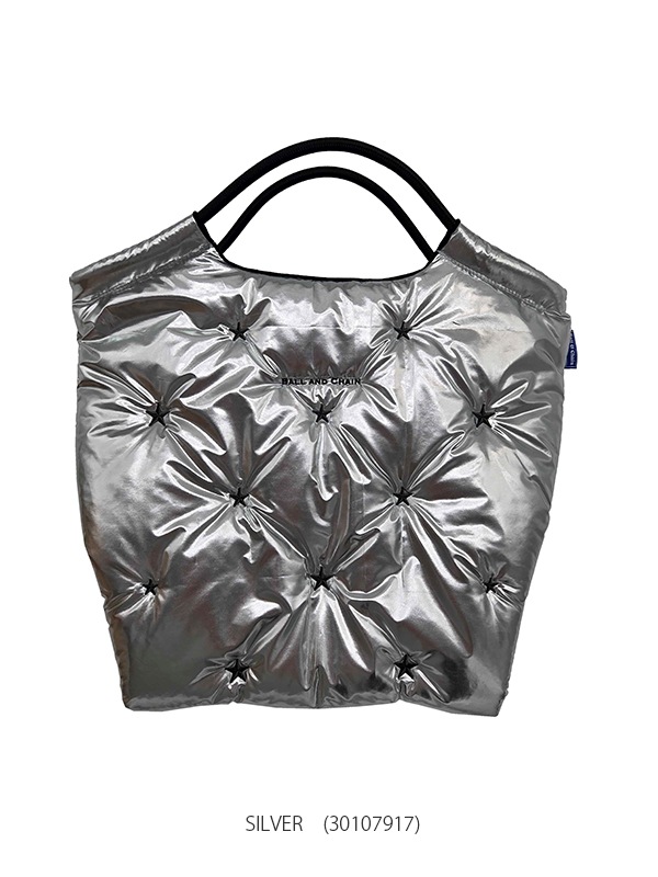 ETOILE☆S/GOLD☆Ball&Chain中綿エコバッグMサイズ♡正規品 ボールアンド