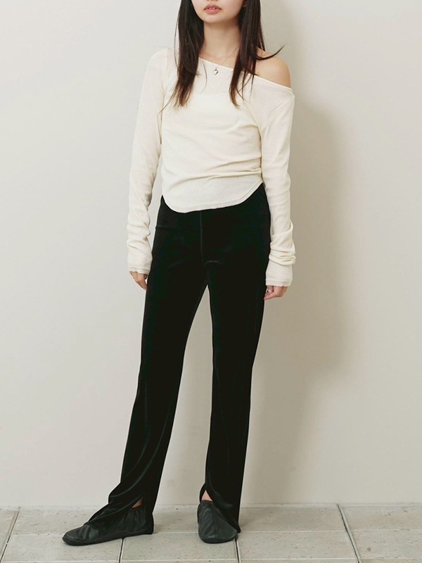 ��ͽ���ʡ�TODAYFUL �ȥ��ǥ��ե�  Velour Slit Leggings 12620703 8������9��������ͽ�� /����󥻥������Բľ���