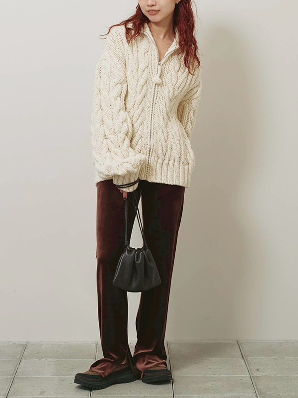 ��ͽ���ʡ�TODAYFUL �ȥ��ǥ��ե�  Velour Slit Leggings 12620703 8������9��������ͽ�� /����󥻥������Բľ���