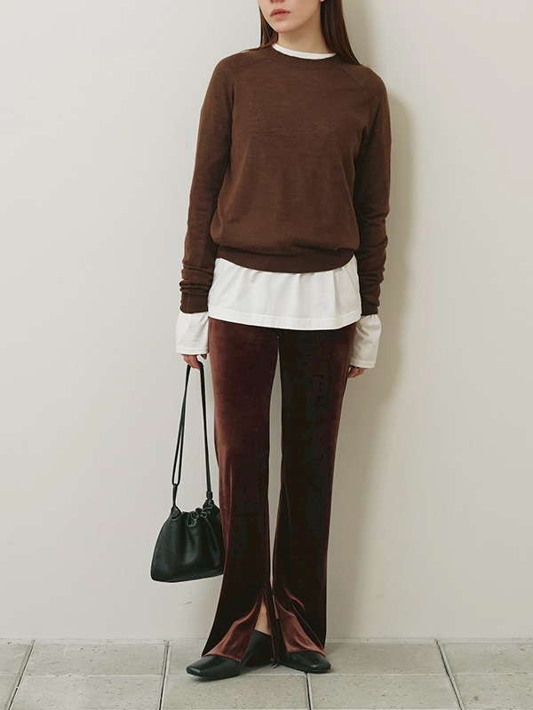 ��ͽ���ʡ�TODAYFUL �ȥ��ǥ��ե�  Velour Slit Leggings 12620703 8������9��������ͽ�� /����󥻥������Բľ���