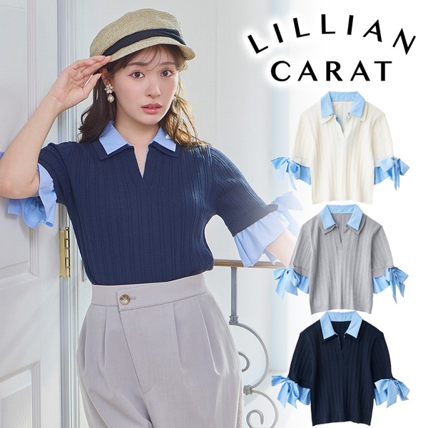 LILLIAN CARAT ��ꥢ�󥫥�å�  ��ܥ󥹥꡼�֥��֥륫�顼�˥å� 46231314  /����󥻥������Բľ��� �������ˤ�15���ޤ�¨��ȯ��(���˰ʳ�)��