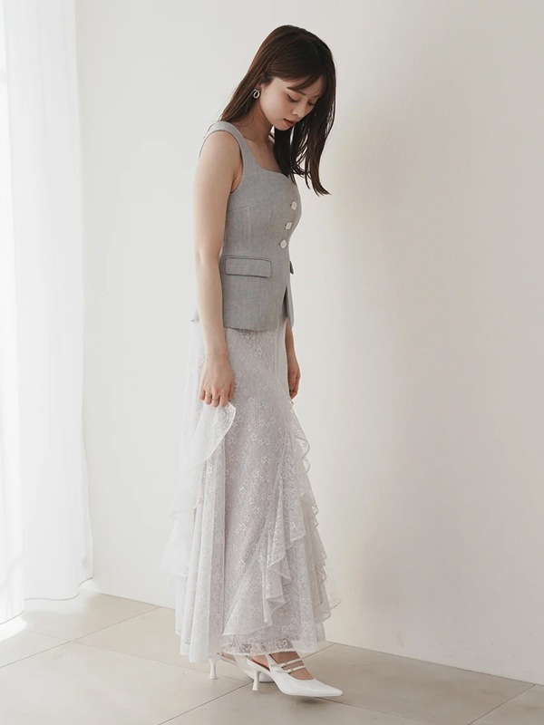 ��SALE50%OFF��SNIDEL ���ʥ��ǥ�  �ե��졼���������� SWFS252144 /����󥻥������Բľ��ʡ������ˤ�15���ޤ�¨��ȯ��(���˰ʳ�)��