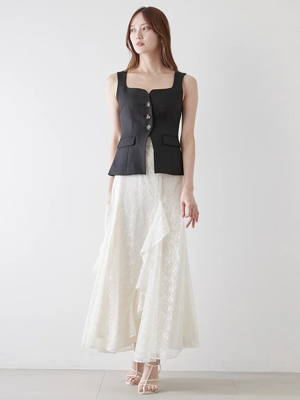 ��SALE50%OFF��SNIDEL ���ʥ��ǥ�  �ե��졼���������� SWFS252144 /����󥻥������Բľ��ʡ������ˤ�15���ޤ�¨��ȯ��(���˰ʳ�)��