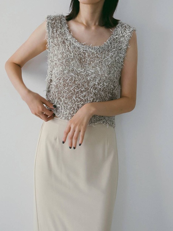��5���ָ���10%OFF 5/18(��)�ޤǡ�anuke ����̡���  Mixyarn Knit Vest 62610519  /����󥻥������Բľ��� �������ˤ�15���ޤ�¨��ȯ��(���˰ʳ�)��