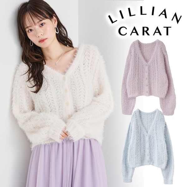 LILLIAN CARAT ��ꥢ�󥫥�å�  �ե��������Ԥߥ˥åȥ����ǥ����� 46633301  /����󥻥������Բľ��ʡ������ˤ�15���ޤ�¨��ȯ��(���˰ʳ�)��