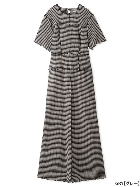 SALE40%OFF】SNIDEL スナイデル ギンガムメローワンピース SWCO242053 