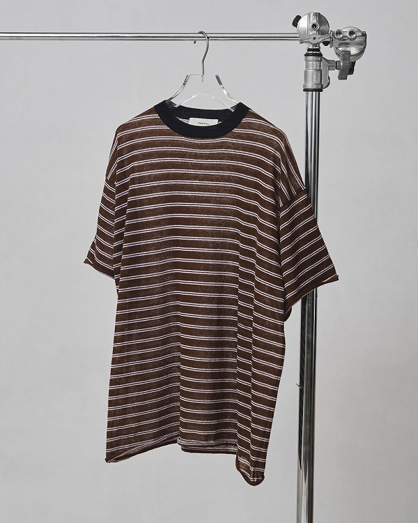 �ڴ��ָ���ݥ����5%��10/18(��)23:59�ޤǡۡ�ͽ���ʡ�TODAYFUL �ȥ��ǥ��ե�  Border Halfsleeve Knit 12710526 4�����5��������ͽ�� /����󥻥������Բľ���