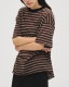�ڴ��ָ���ݥ����5%��10/18(��)23:59�ޤǡۡ�ͽ���ʡ�TODAYFUL �ȥ��ǥ��ե�  Border Halfsleeve Knit 12710526 4�����5��������ͽ�� /����󥻥������Բľ���