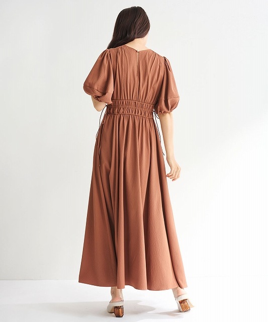 ココディール ♡ ギャザードロストワンピース SOLD OUT】COCODEAL ココディール ギャザードロストワンピース