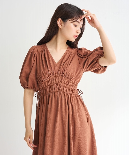 SOLD OUT】COCODEAL ココディール ギャザードロストワンピース