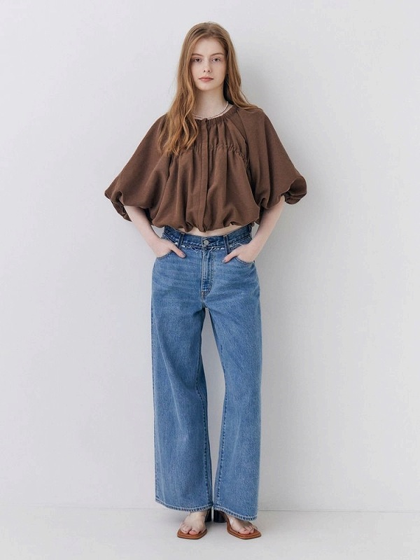 �ں����١ۡڴ��ָ���10%OFF��Ungrid ���󥰥�å�  Levis���� CINCH WIDE LEG REMAKE DENIM 112652480001  /����󥻥������Բľ��� 