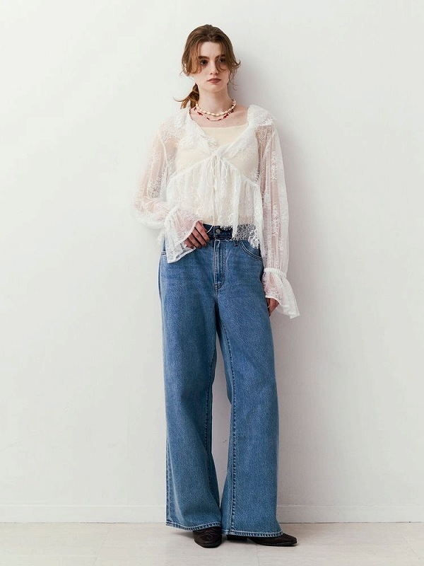 �ں����١ۡڴ��ָ���10%OFF��Ungrid ���󥰥�å�  Levis���� CINCH WIDE LEG REMAKE DENIM 112652480001  /����󥻥������Բľ��� 