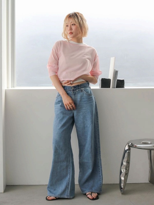 �ں����١ۡڴ��ָ���10%OFF��Ungrid ���󥰥�å�  Levis���� CINCH WIDE LEG REMAKE DENIM 112652480001  /����󥻥������Բľ��� 