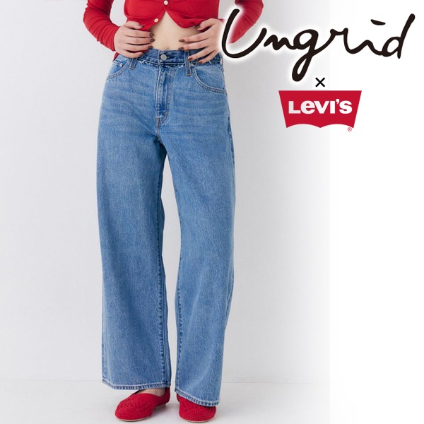 �ں����١ۡڴ��ָ���10%OFF��Ungrid ���󥰥�å�  Levis���� CINCH WIDE LEG REMAKE DENIM 112652480001  /����󥻥������Բľ��� 