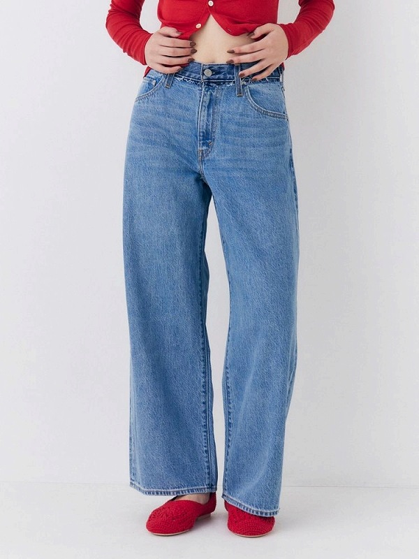 �ں����١ۡڴ��ָ���10%OFF��Ungrid ���󥰥�å�  Levis���� CINCH WIDE LEG REMAKE DENIM 112652480001  /����󥻥������Բľ��� 