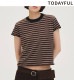 �ڴ��ָ���ݥ����5%��10/18(��)23:59�ޤǡۡ�ͽ���ʡ�TODAYFUL �ȥ��ǥ��ե�  Border Compact Knit 12710518 4�����5��������ͽ�� /����󥻥������Բľ���
