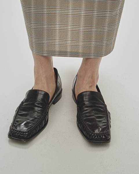 【即発送】 TODAYFUL Squaretoe Gather Loafers SOLD OUT】TODAYFUL トゥデイフル Squaretoe Gather Loafers 12521007
