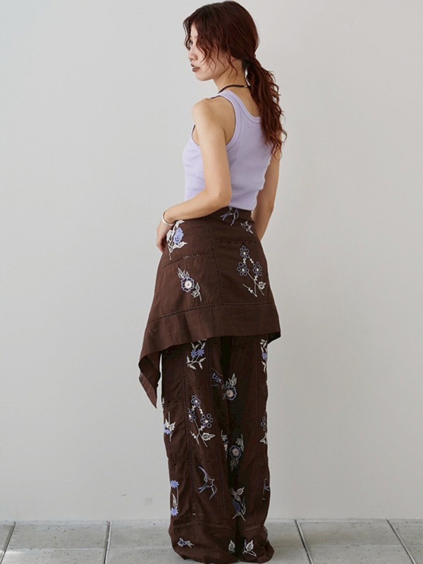 TODAYFUL �ȥ��ǥ��ե�  Embroidery Patchwork Shirts 12610428  /����󥻥������Բľ��� �������ˤ�15���ޤ�¨��ȯ��(���˰ʳ�)��
