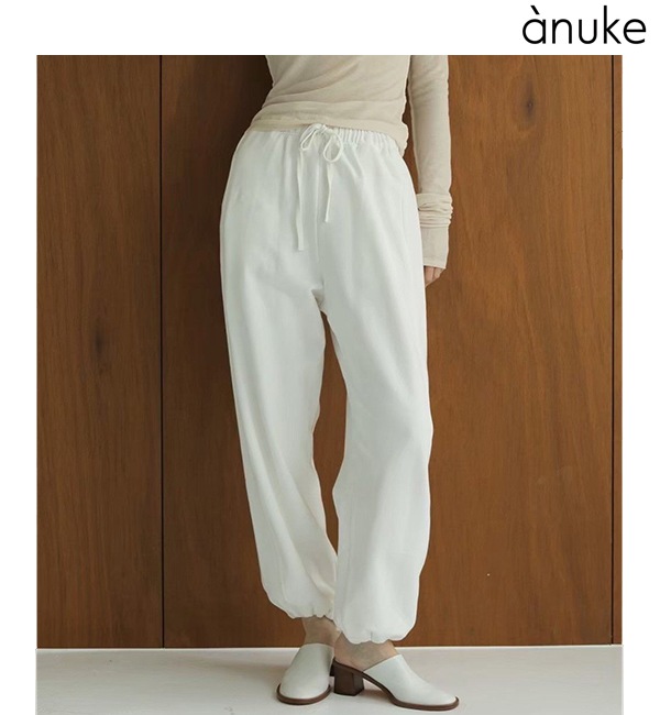 anuke ̡  Drawstring Sweat Pants 62420709  /󥻥Բľʡˤ15ޤ¨ȯ(˰ʳ)