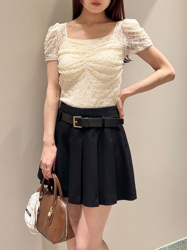 ��SALE50%OFF��SNIDEL ���ʥ��ǥ�  �ץ꡼�ĥ������硼�ѥ� SWFP252135 /����󥻥������Բľ��ʡ������ˤ�15���ޤ�¨��ȯ��(���˰ʳ�)��