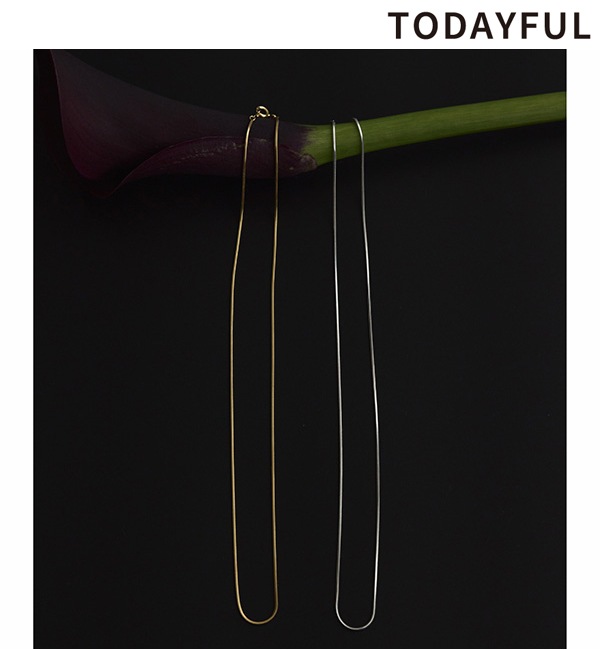 TODAYFUL トゥデイフル /Thin Necklace (Silver925) 12390902