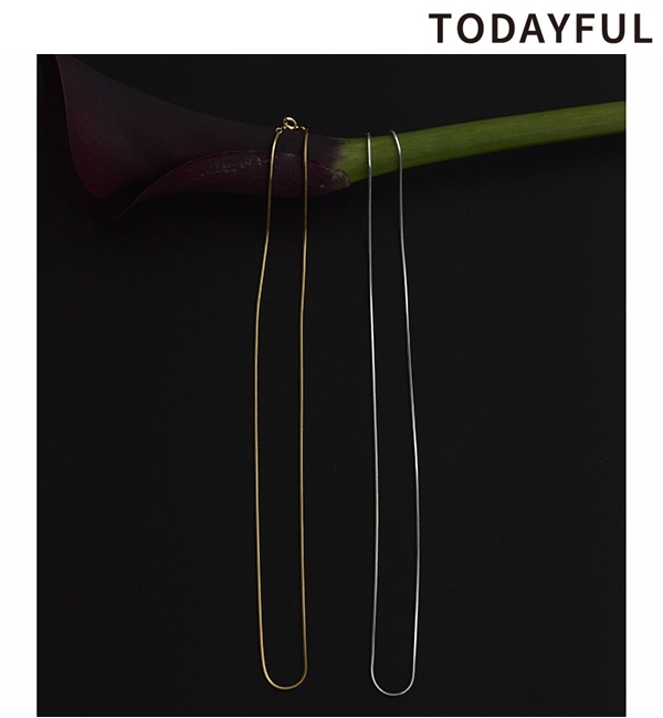 TODAYFUL ȥǥե /Thin Necklace (Silver925) 12390902 /ͥݥ̵/󥻥Բľʡˤ¨ȯ(˰ʳ) 