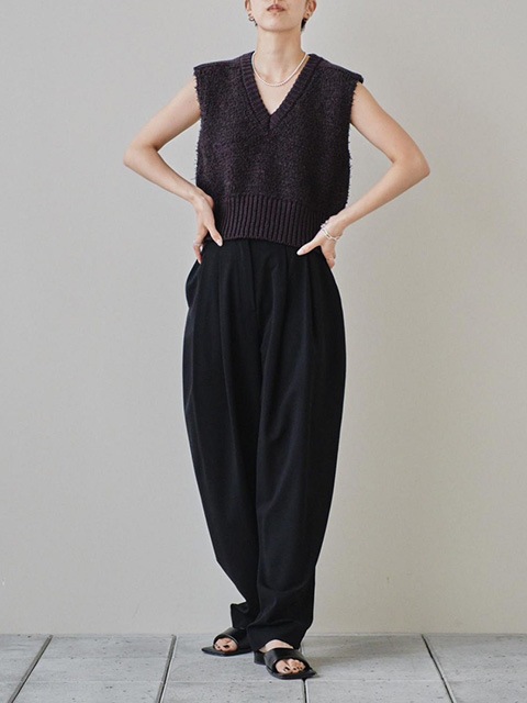 Mixyarn Compact Knitvest トゥデイフル 楽天市場】【即日出荷】TODAYFUL トゥデイフル Mixyarn Compact