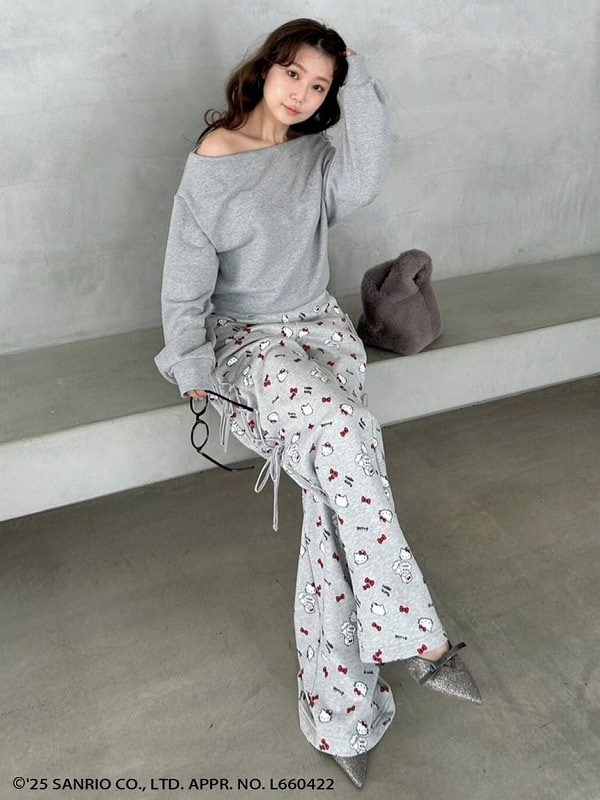 期間限定10%OFF】SNIDEL スナイデル 【HELLO KITTY】レースアップ