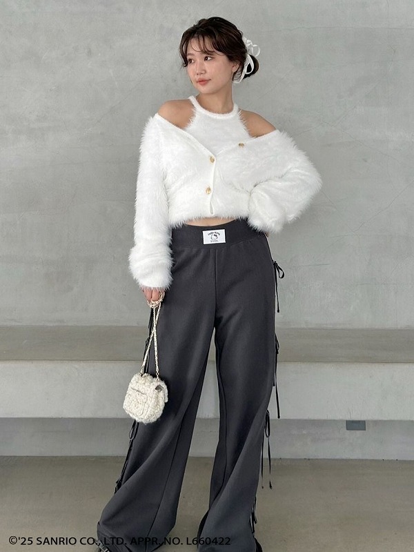 ��SALE50%OFF��SNIDEL ���ʥ��ǥ�  ��HELLO KITTY�ۥ졼�����åץѥ�� SWCP254281 ���������ݾڡ� ���ʥ��ǥ�ߥ��ƥ� �����  �������ˤ�15���ޤ�¨��ȯ��(���˰ʳ�)�� /����󥻥������Բľ���