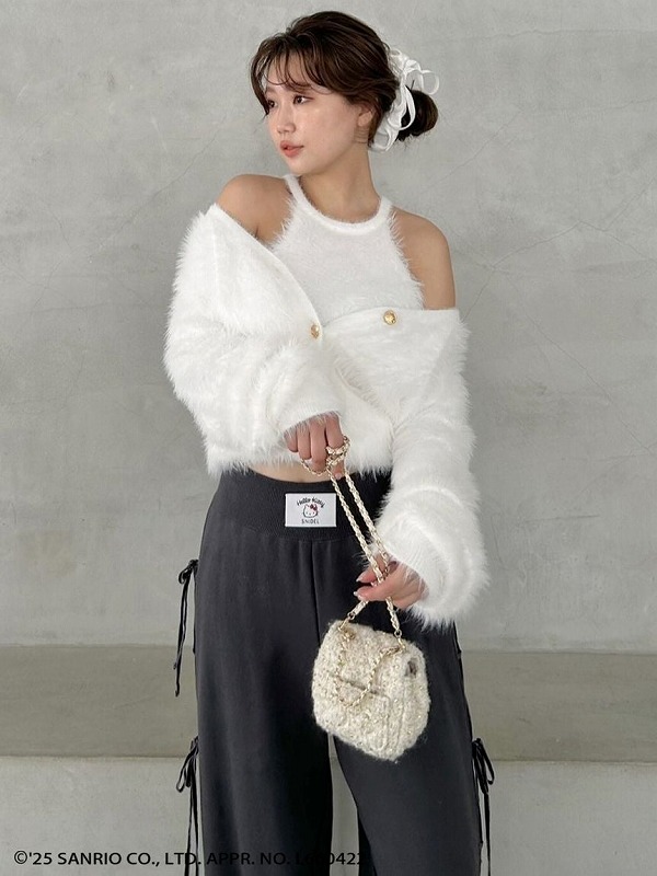 ��SALE50%OFF��SNIDEL ���ʥ��ǥ�  ��HELLO KITTY�ۥ졼�����åץѥ�� SWCP254281 ���������ݾڡ� ���ʥ��ǥ�ߥ��ƥ� �����  �������ˤ�15���ޤ�¨��ȯ��(���˰ʳ�)�� /����󥻥������Բľ���