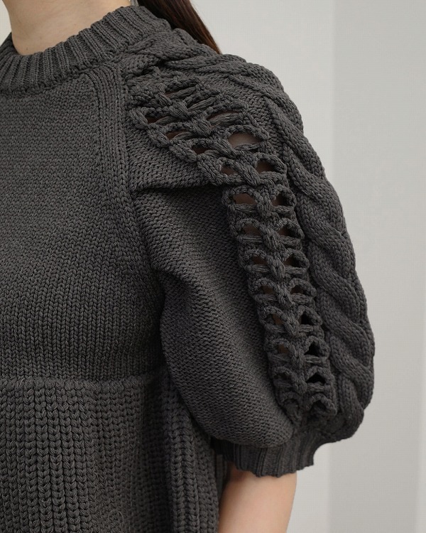 SOLD OUT】TODAYFUL トゥデイフル Puffsleeve Knit Tops 12610528