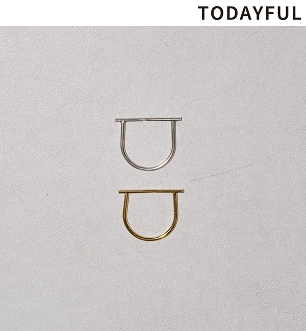 TODAYFUL ȥǥե /Skinny Bar Ring 2 Set ( Silver925 ) 12390903 /󥻥Բľʡˤ15ޤ¨ȯ(˰ʳ) 