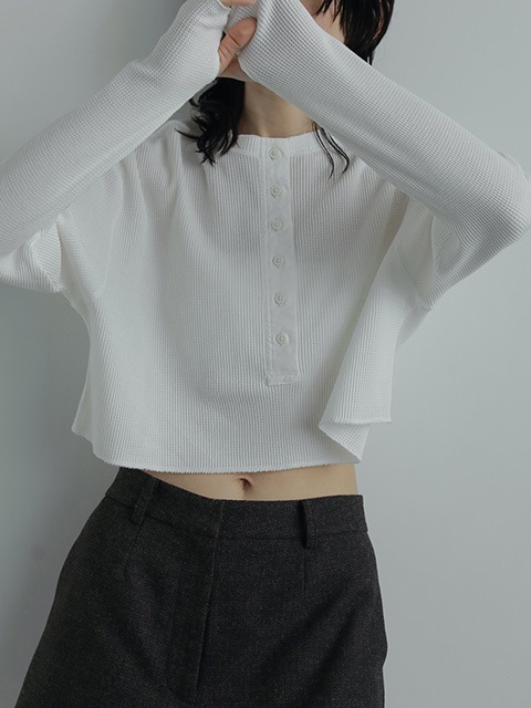 anuke ̡  Waffle Henley Tops 62520628  /󥻥Բľʡˤ15ޤ¨ȯ(˰ʳ)