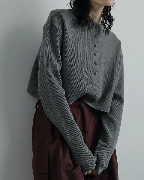 anuke ̡  Waffle Henley Tops 62520628  /󥻥Բľʡˤ15ޤ¨ȯ(˰ʳ)