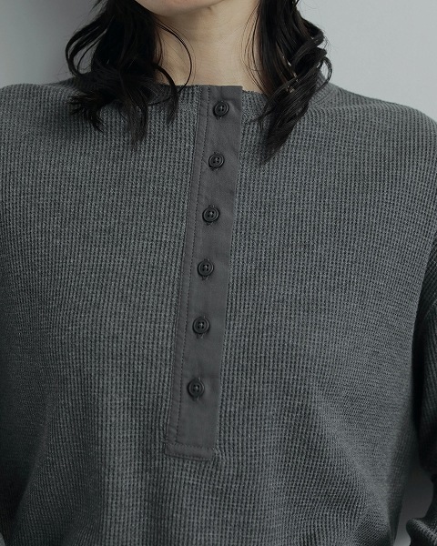 anuke ̡  Waffle Henley Tops 62520628  /󥻥Բľʡˤ15ޤ¨ȯ(˰ʳ)