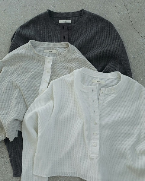 anuke ̡  Waffle Henley Tops 62520628  /󥻥Բľʡˤ15ޤ¨ȯ(˰ʳ)