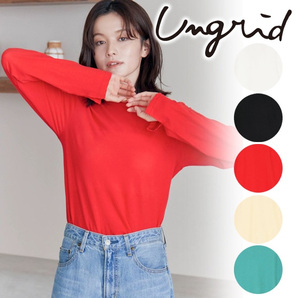 ��SALE50%OFF��Ungrid ���󥰥�å�  �ϥ��ĥ����ȥ��������󥰥��꡼��Tee 112552722601  �ͥ��ݥ�����̵�� /����󥻥������Բľ��ʡ������ˤ�15���ޤ�¨��ȯ��(���˰ʳ�)��