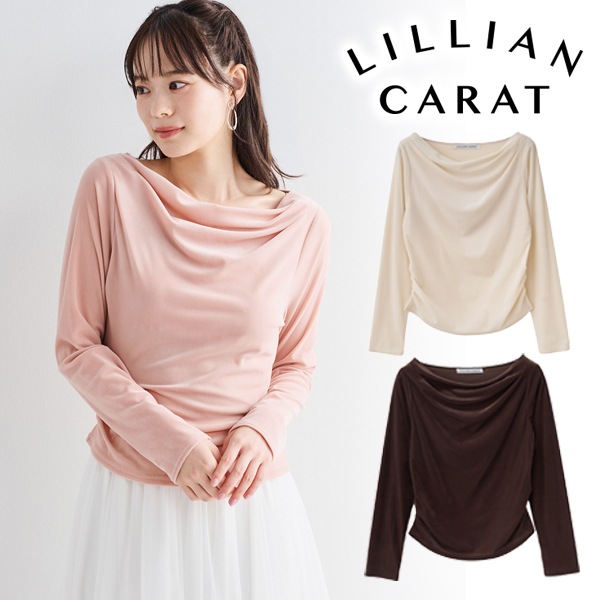 LILLIAN CARAT ��ꥢ�󥫥�å� �ɥ졼�ץͥå��٥����ȥåץ� 46621304 �ͥ��ݥ�����̵�� /����󥻥������Բľ��ʡ������ˤ�15���ޤ�¨��ȯ��(���˰ʳ�)��