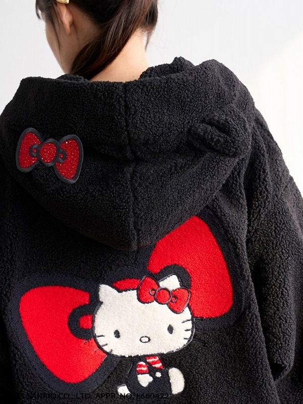 【新品未使用】snidel ハローキティ プレミアムパーカー ブラック SNIDEL｜【HELLO KITTY】プレミアムパーカー | Rakuten Fashion