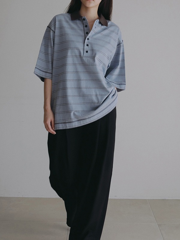 anuke ����̡���  Border Loose Polotops 62620613  /����󥻥������Բľ��� �������ˤ�15���ޤ�¨��ȯ��(���˰ʳ�)��