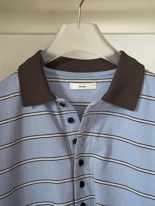 anuke ����̡���  Border Loose Polotops 62620613  /����󥻥������Բľ��� �������ˤ�15���ޤ�¨��ȯ��(���˰ʳ�)��